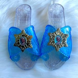 Elsa | Frozen Disney Girls Dress Up Costume Slippers
